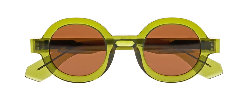 ProDesign KUNZITE Solbrille (Form: Rund - Farve: Grøn)