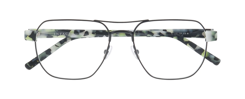 Inface DANG Brillestel (Form: Firkantet - Farve: Grøn)