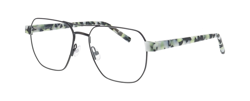 Inface DANG Brillestel (Form: Firkantet - Farve: Grøn)