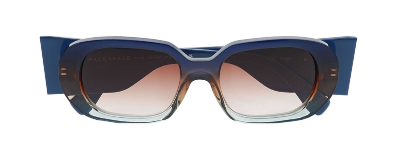 FaceAFace HYPNO 2 Solbrille (Form: Oval - Farve: Blå)
