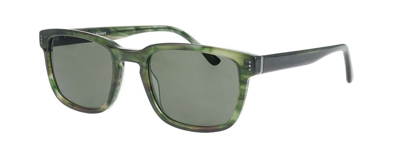 ProDesign HAZE 1 S Solbrille (Form: Firkantet - Farve: Grøn)