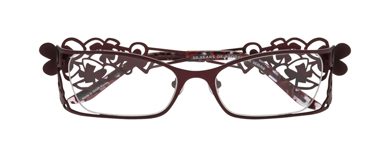 ProDesign IRIS 1 Brillestel (Form: Firkantet - Farve: Lilla)