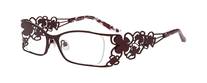 ProDesign IRIS 1 Brillestel (Form: Firkantet - Farve: Lilla)
