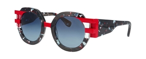 FaceAFace FACES 2 Solbrille (Form: Firkantet - Farve: Blå)