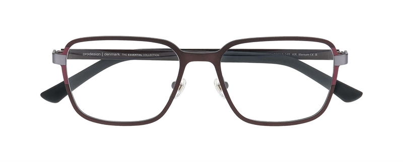 ProDesign TITONE 1 Brillestel (Form: Firkantet - Farve: Sort)