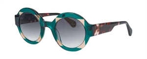 WooW SUPER TACTIC 1 Solbrille (Form: Rund - Farve: Grøn)