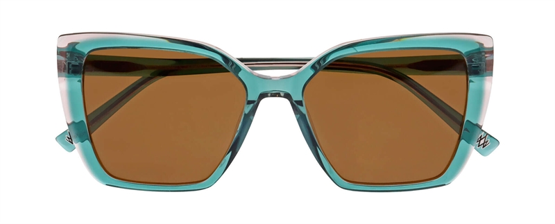 WilliamMorris 10076 Solbrille (Form: Firkantet - Farve: Blå)
