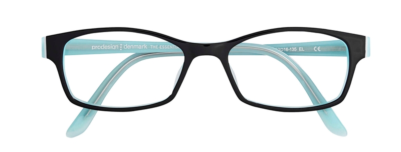 ProDesign 1700 Brillestel (Form: Firkantet - Farve: Sort)