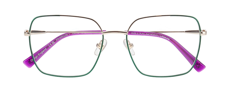 WilliamMorris PRIMROSE 1 Brillestel (Form: Firkantet - Farve: Grøn)