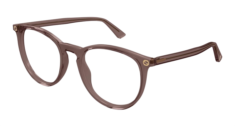 Gucci GG0027O-012 Brillestel (Form: Rund - Farve: Havana)