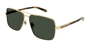Saint Laurent GG1289S Solbrille (Form: Firkantet - Farve: Guld)