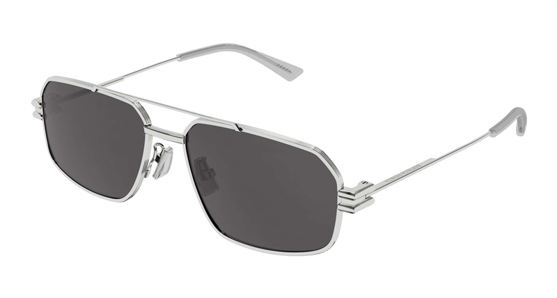 Bottega Veneta BV1128S Solbrille (Form: Pilot - Farve: Grå)