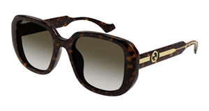 Gucci GG1557SK-002 Solbrille (Form: Pilot - Farve: Havana)