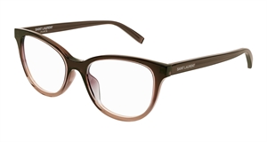 Saint Laurent SL 504-004 Brillestel (Form: Firkantet - Farve: Havana)