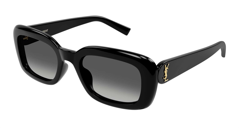 Saint Laurent SL M130-002 Solbrille (Form: Pilot - Farve: Sort)
