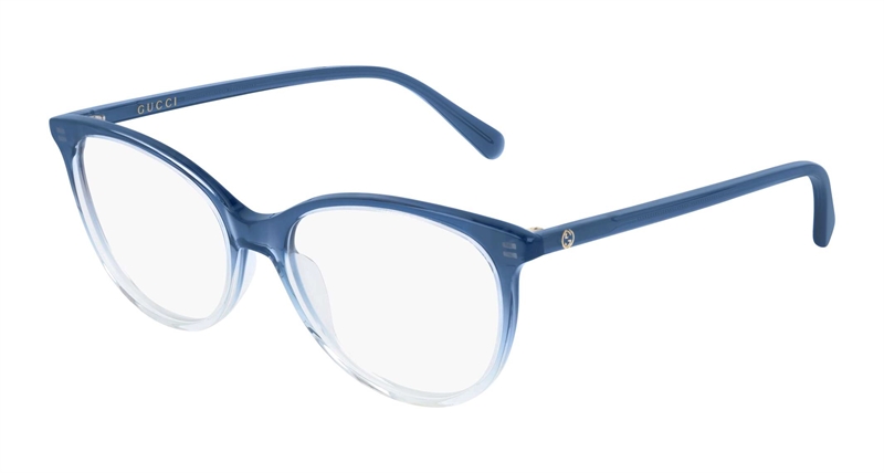 Gucci GG0550O Brillestel (Form: Cat Eye - Farve: Blå)