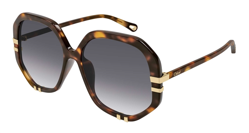 Chloe CH0105S-007 Solbrille (Form: Firkantet - Farve: Havana)
