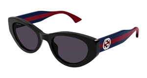 Saint Laurent GG1862S-004 Solbrille (Form: Firkantet - Farve: Sort)