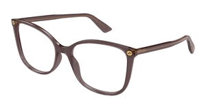 Gucci GG0026O-019 Brillestel (Form: Firkantet - Farve: Havana)
