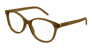 Saint Laurent SL M112-006 Brillestel (Form: Rund - Farve: Havana)