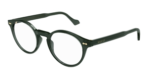 Gucci GG0738O-007 Brillestel (Form: Rund - Farve: Grøn)