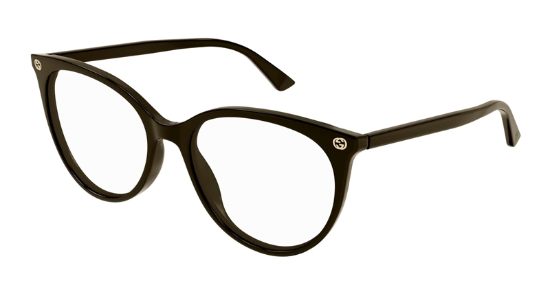 Gucci GG0093O-007 Brillestel (Form: Rund - Farve: Havana)