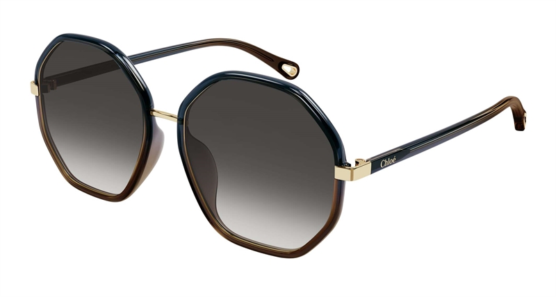 Chloe CH0133SA-003 Solbrille (Form: Firkantet - Farve: Grå)