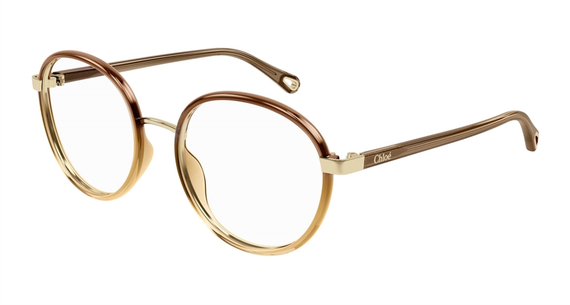 Chloe CH0033O-008 Brillestel (Form: Rund - Farve: Havana)