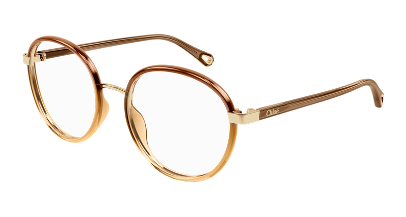 Chloe CH0033O-008 Brillestel (Form: Rund - Farve: Havana)