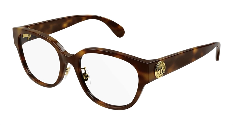 Gucci GG1411OK-003 Brillestel (Form: Rund - Farve: Havana)
