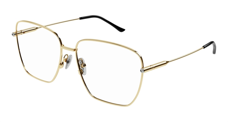 Gucci GG1414O-001 Brillestel (Form: Pilot - Farve: Guld)