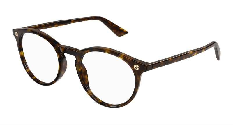 Gucci GG0121O-002 Brillestel (Form: Rund - Farve: Havana)