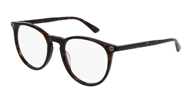 Gucci GG0027O-002 Brillestel (Form: Rund - Farve: Havana)