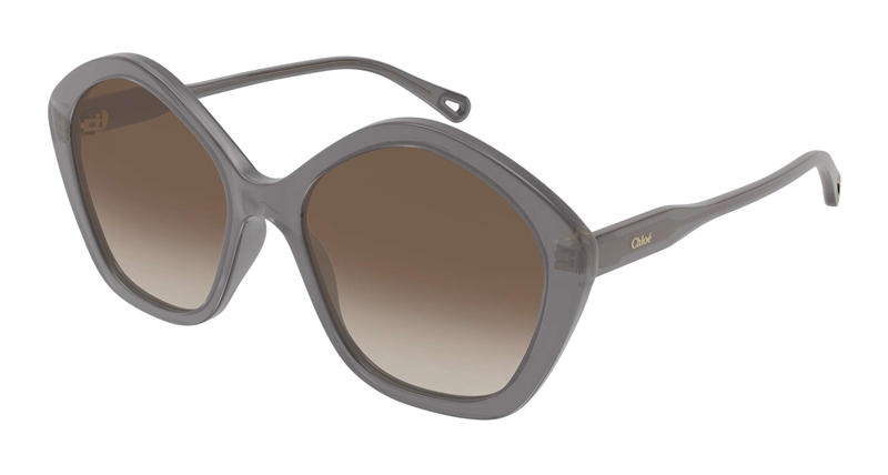 Chloe CH0082S Solbrille (Form: Firkantet - Farve: Grå)