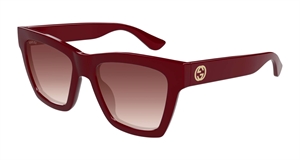 Gucci GG1714S-003 Solbrille (Form: Firkantet - Farve: Rød)