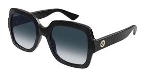 Gucci GG1337S Solbrille (Form: Pilot - Farve: Sort)