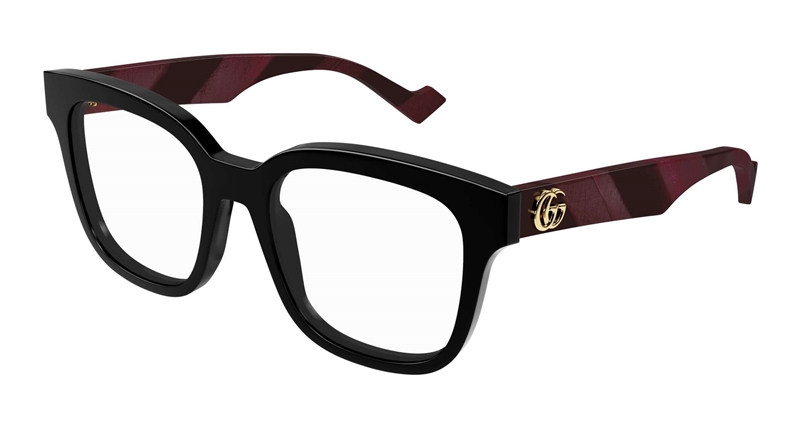 Gucci GG0958O-008 Brillestel (Form: Pilot - Farve: Sort)