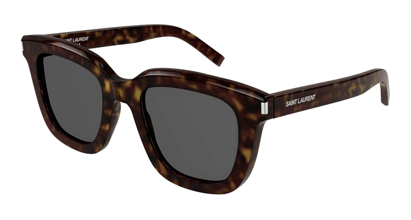 Saint Laurent SL 465 Solbrille (Form: Firkantet - Farve: Havana)