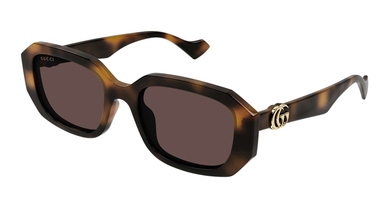 Gucci GG1535S-002 Solbrille (Form: Pilot - Farve: Havana)