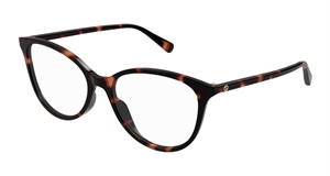 Gucci GG1359O Brillestel (Form: Firkantet - Farve: Havana)
