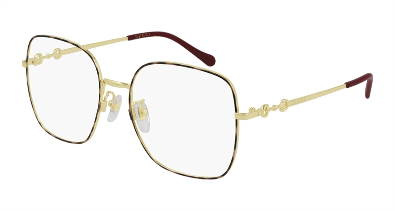 Gucci GG0883OA-002 Brillestel (Form: Pilot - Farve: Havana)