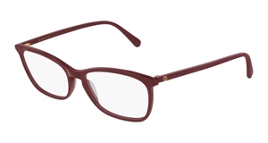 Saint Laurent GG0548O Brillestel (Form: Firkantet - Farve: Rød)