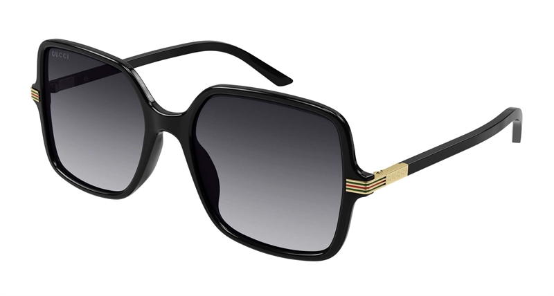 Gucci GG1449S-001 Solbrille (Form: Pilot - Farve: Sort)
