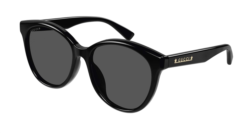 Gucci GG1171SK-001 Solbrille (Form: Rund - Farve: Sort)