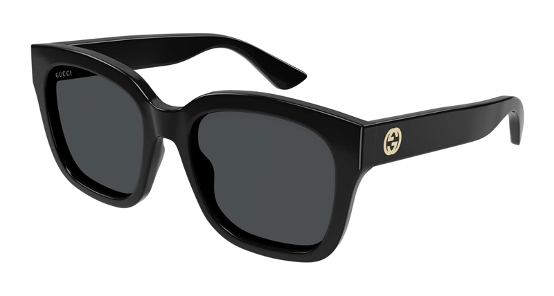 Gucci GG1338S Solbrille (Form: Firkantet - Farve: Sort)
