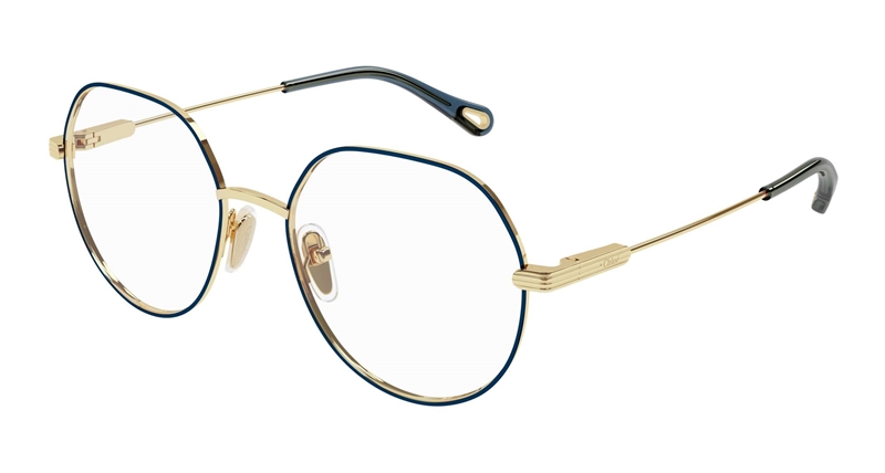 Chloe CH0137O-008 Brillestel (Form: Firkantet - Farve: Guld)