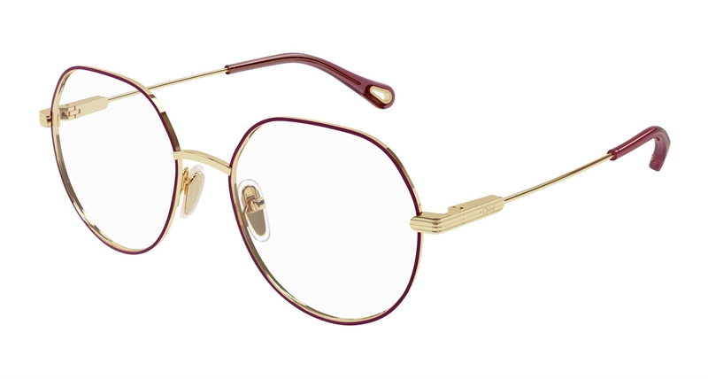 Chloe CH0137O-008 Brillestel (Form: Firkantet - Farve: Guld)