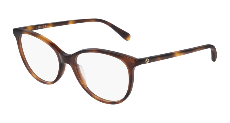 Gucci GG0550O-006 Brillestel (Form: Firkantet - Farve: Havana)