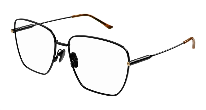 Gucci GG1414O-003 Brillestel (Form: Pilot - Farve: Sort)