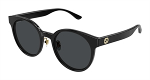 Gucci GG1339SK Solbrille (Form: Rund - Farve: Sort)